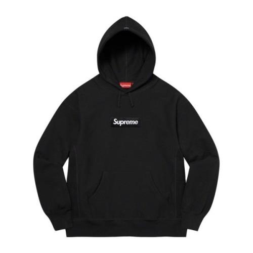 Supreme Begränsad upplaga Box Logo huvtröja Svart Black, Dam