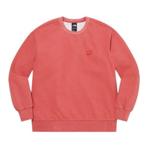 Supreme Begränsad upplaga Pigmenttryckt Crewneck Röd Red, Herr