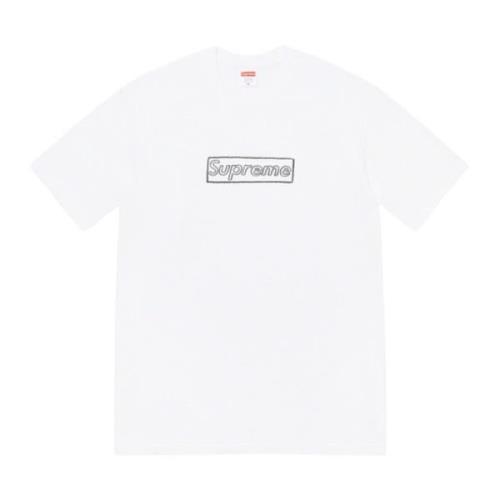 Supreme Begränsad upplaga Kritbox Logo Tee White, Herr