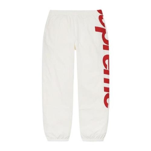 Supreme Exklusiv Spellout Track Pant White, Herr