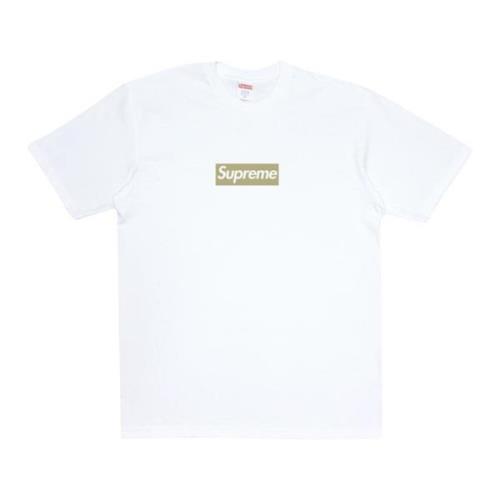 Supreme Begränsad upplaga Berlin Box Logo Tee White, Herr