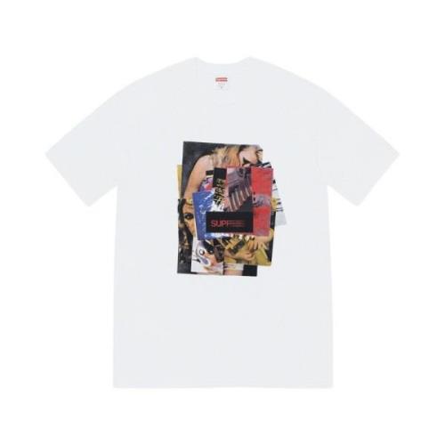 Supreme Begränsad Upplaga Vit Stack Tee White, Herr