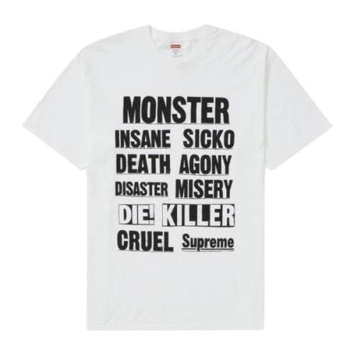 Supreme Begränsad upplaga Monster Tee Vit White, Herr