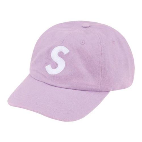 Supreme Begränsad upplaga Kevlar Denim S Logo Keps Ljus Lila Purple, U...