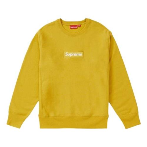 Supreme Begränsad upplaga Senap Box Logo Yellow, Herr