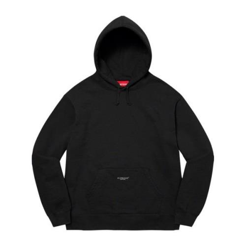 Supreme Begränsad Upplaga Micro Logo Hoodie Svart Black, Herr