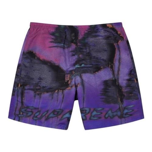 Supreme Lila Hurricane Vatten Shorts Begränsad Upplaga Purple, Herr