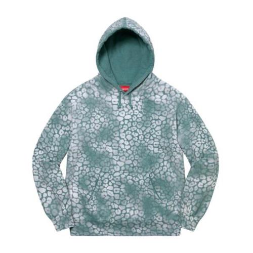 Supreme Leopard Hoodie Begränsad Upplaga Multicolor, Dam