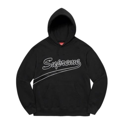 Supreme Begränsad upplaga Tail Hooded Sweatshirt Svart Black, Herr