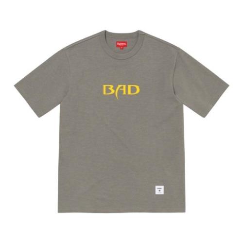 Supreme Begränsad Upplaga Grå Flamman Bomull T-shirt Gray, Herr