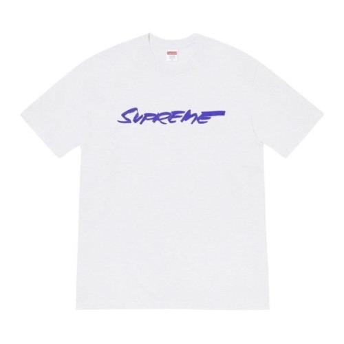 Supreme Begränsad upplaga Futura Logo Tee Grå White, Herr