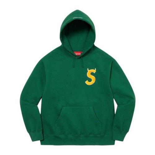 Supreme Begränsad upplaga Logo Hoodie Mörkgrön Green, Herr