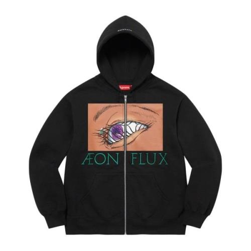 Supreme Begränsad upplaga Aeon Flux huvtröja svart Black, Dam