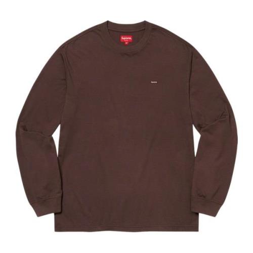 Supreme Begränsad Upplaga Mörkbrun Långärmad Tee Brown, Herr