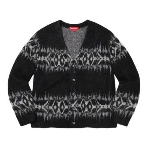 Supreme Abstrakt Randig Kofta Svart Black, Herr