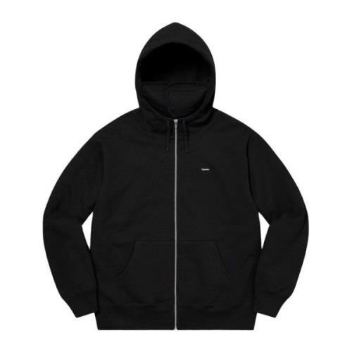 Supreme Begränsad upplaga Facemask Zip Up Hoodie Black, Herr