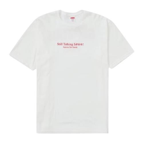 Supreme Klassisk Still Talking Tee White White, Herr