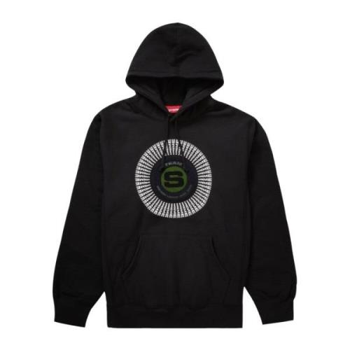 Supreme Chenille Appliqué Hoodie Limited Edition Black, Herr