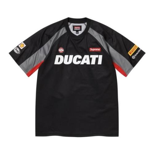 Supreme Begränsad upplaga Ducati fotbollströja svart Black, Herr