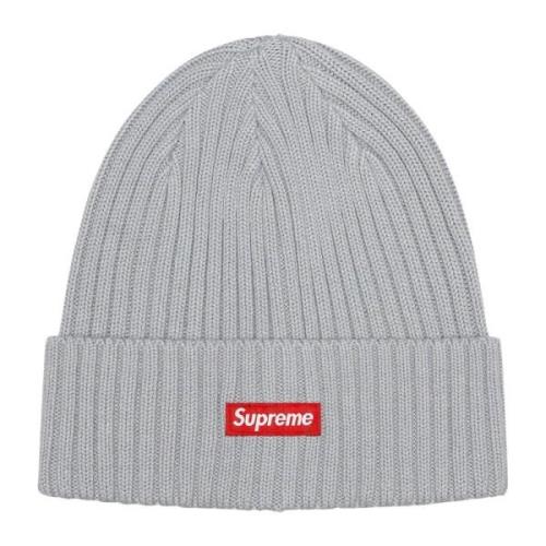 Supreme Grå Overdyed Beanie Limited Edition Gray, Unisex