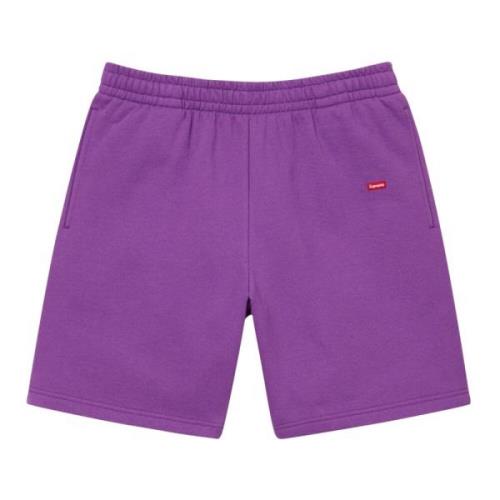 Supreme Lila Small Box Sweatshort Begränsad Upplaga Purple, Herr