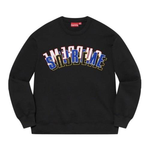 Supreme Begränsad upplaga Crewneck Fleece Svart Black, Herr