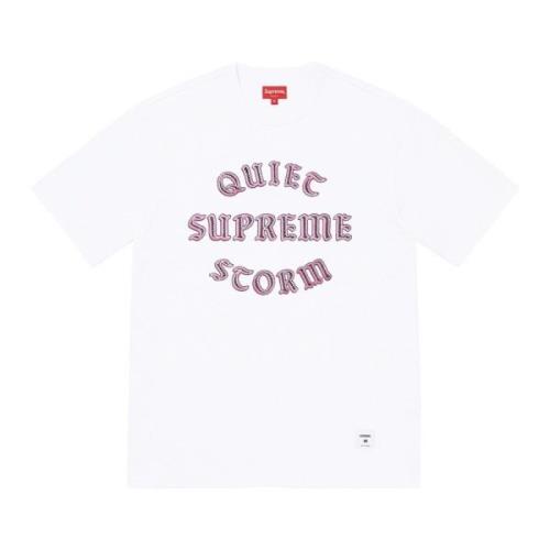 Supreme Begränsad Upplaga Quiet Storm Top Vit White, Herr