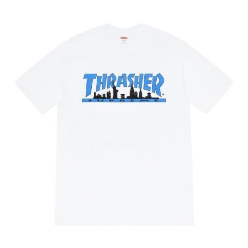 Supreme Begränsad upplaga Skyline Tee White White, Herr