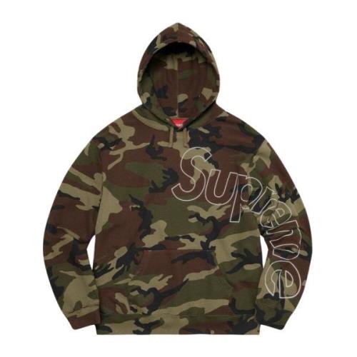 Supreme Reflekterande huvtröja Woodland Camo Multicolor, Herr