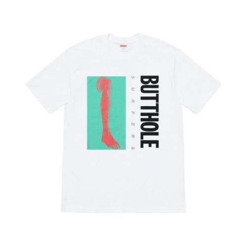 Supreme Begränsad Upplaga Grafisk Tee Vit White, Herr