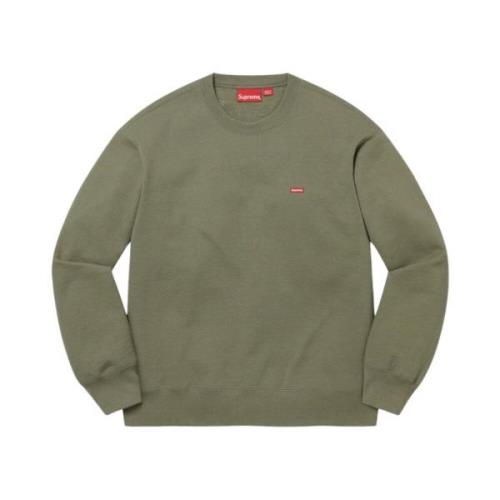 Supreme Begränsad upplaga Crewneck Light Olive Green, Herr