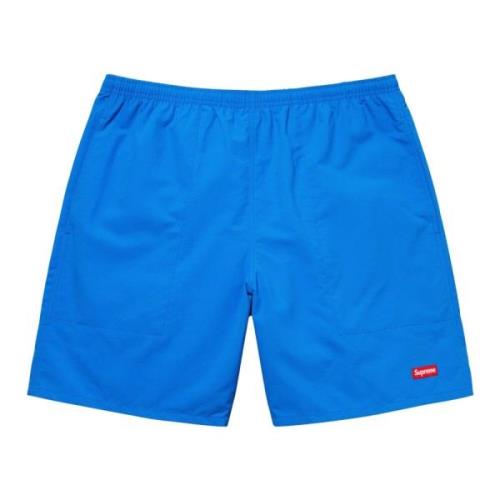 Supreme Blå Nylon Vatten Shorts Begränsad Upplaga Blue, Herr