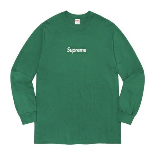 Supreme 2020 Box Logo Långärmad Green, Herr