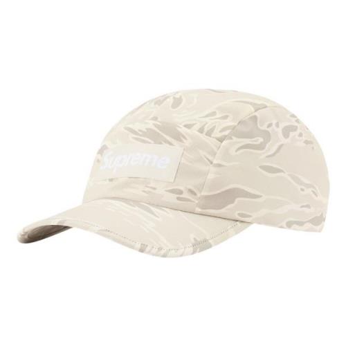 Supreme Reflekterande Tiger Camo Camp Cap White, Herr