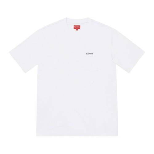 Supreme Begränsad upplaga Pocket Tee Vit Fw21 White, Herr