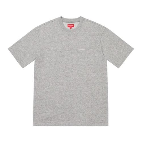 Supreme Begränsad Upplaga Fick T-shirt Heather Grey Gray, Herr