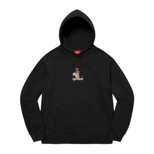 Supreme Begränsad upplaga Angel Hoodie Svart Black, Herr