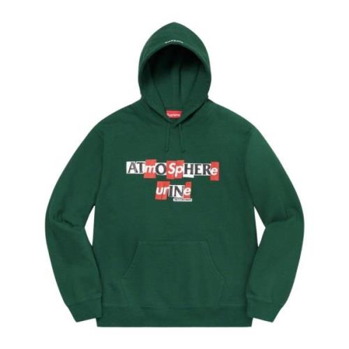 Supreme Mörkgrön Limited Edition Hoodie Green, Herr