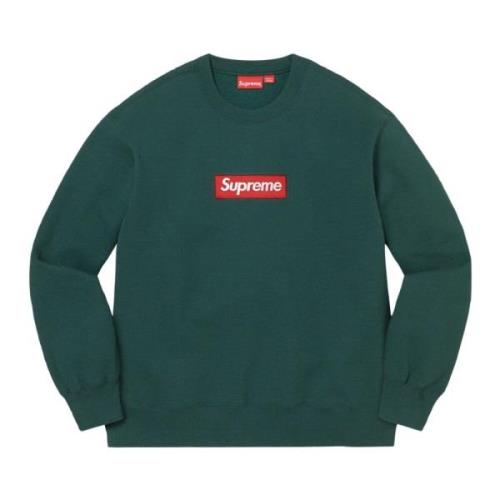 Supreme Begränsad upplaga Crewneck Dark Pine Green, Herr