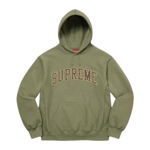 Supreme Begränsad upplaga Stjärnor Båge Hoodie Ljus Oliv Green, Herr