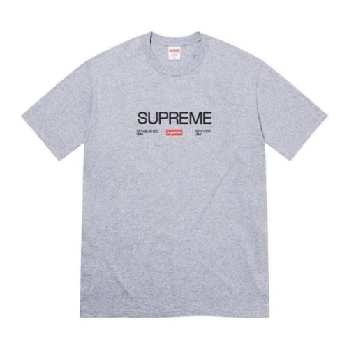 Supreme Klassisk 1994 Tee Heather Grey Gray, Herr