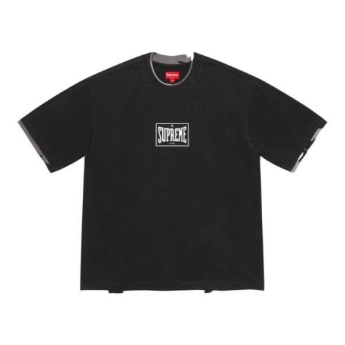 Supreme Svart Lagers Top Begränsad Upplaga Black, Herr