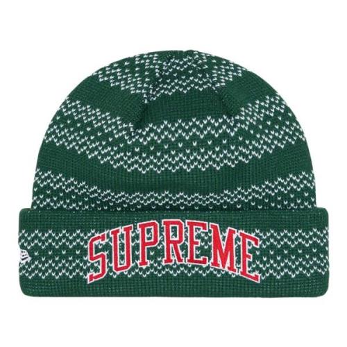 Supreme Begränsad Upplaga Grön Beanie Green, Unisex