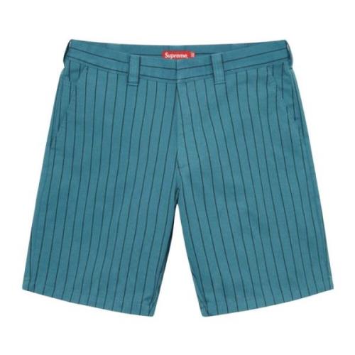 Supreme Arbets shorts Teal Strip Limited Edition Green, Herr