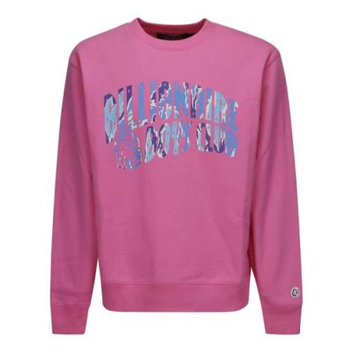 Billionaire Boys Club Rosa Camo Logo Crew-Neck Sweatshirt Pink, Herr