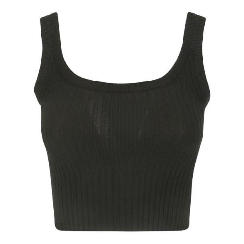 Sportmax Stilfull Papilla Top för Kvinnor Black, Dam