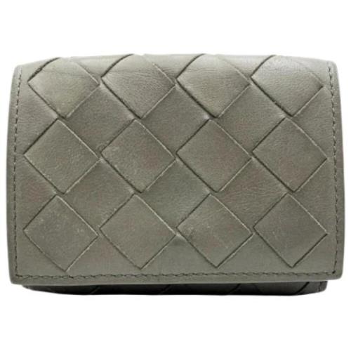 Bottega Veneta Vintage Pre-owned Laeder plnbcker Gray, Dam