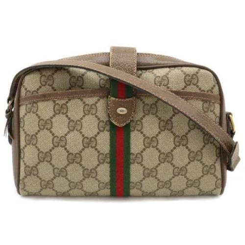 Gucci Vintage Pre-owned Laeder gucci-vskor Beige, Dam