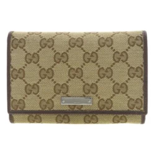 Gucci Vintage Pre-owned Canvas plnbcker Brown, Dam