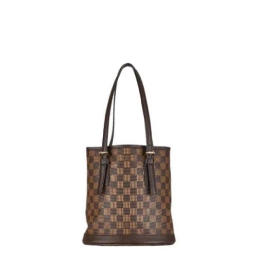 Louis Vuitton Vintage Pre-owned Plast handvskor Brown, Dam